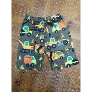 Toddler Boys Construction-Themed Shorts With Elastic Waistband